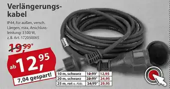 Sonderpreis Baumarkt Verlängerungs-kabel Angebot