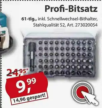 Sonderpreis Baumarkt Profi-bitsatz Angebot