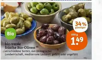 tegut Bio Verde Frische Bio Oliven Angebot