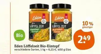 tegut Eden Löffelzeit Bio-eintopf Angebot