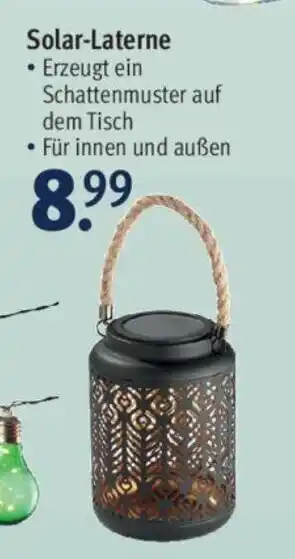 Rossmann Solar Laterne Angebot