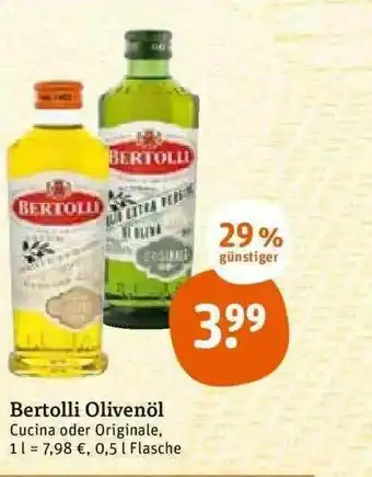 tegut Bertolli Olivenöl Angebot