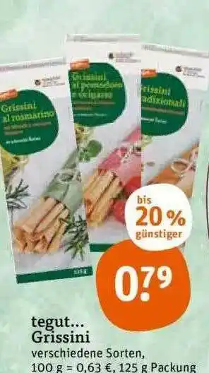 tegut Tegut... Grissini Angebot