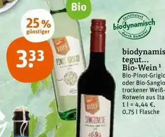 tegut Biodynamis Tegut... Bio-wein Angebot