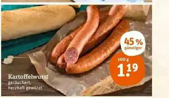 tegut Kartoffelwurst Angebot