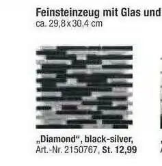 toom Baumarkt Feinsteinzeug Mit Glas Und Angebot