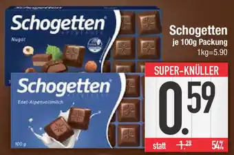 E-Center Schogetten 100g Packung Angebot