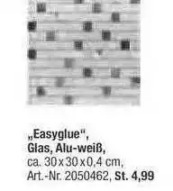 toom Baumarkt „easyglue” Glas, Alu-weiß Angebot