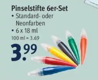 Rossmann Pinselstifte 6er Set Angebot