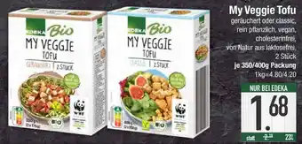 E-Center Edeka Bio My Veggie Tofu 350/400g Packung Angebot