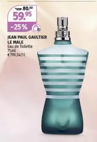 Müller JEAN PAUL GAULTIER LE MALE Eau de Toilette 75ml Angebot