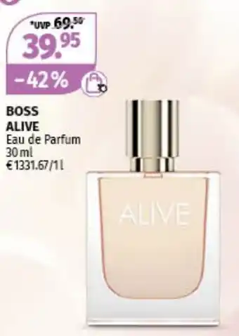 Müller BOSS ALIVE Eau de Parfum 30 ml Angebot