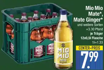 E-Center Mio Mio Mate*, Mate Ginger 12x0,5 L Flasche Angebot