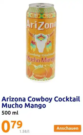 Action Arizona Cowboy Cocktail Mucho Mango 500 ml Angebot