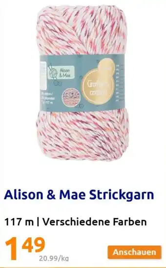 Action Alison & Mae Strickgarn 117 m Angebot