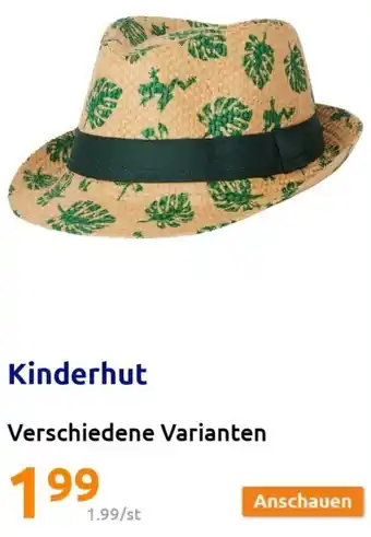 Action Kinderhut Angebot