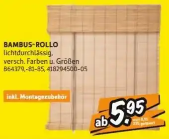 SCONTO Bambus Rollo Angebot