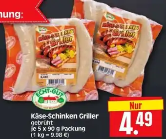 Edeka Herkules Käse-Schinken Griller 5 x 90 g Packung Angebot