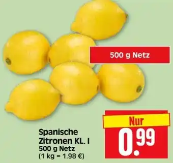 Edeka Herkules Spanische Zitronen 500 g Netz Angebot