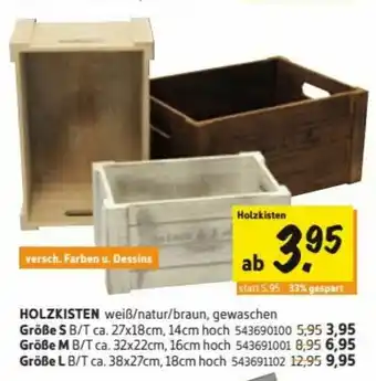 SCONTO Holzkisten Angebot