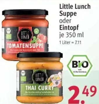 Rossmann Little Lunch Suppe oder Eintöpf 350ml Angebot