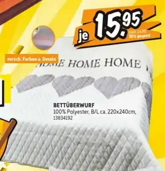 SCONTO Bettüberwurf Angebot