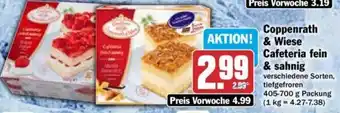 Hit Coppenrath & Wiese Cafeteria fein & sahnig 405-700 g Packung Angebot