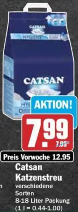 Hit Catsan Katzenstreu 8-18 Liter Packung Angebot