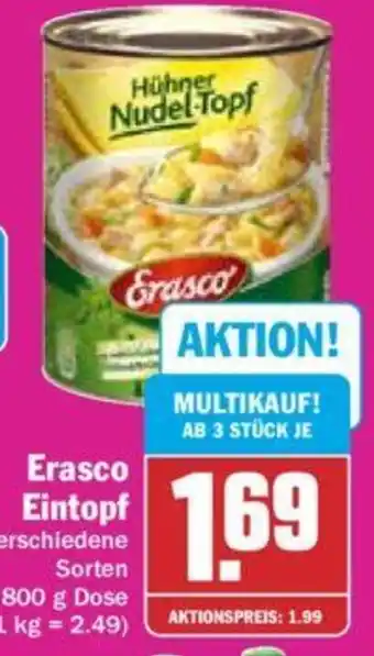 Hit Erasco Eintopf 800 g Dose Angebot