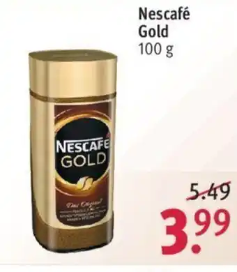 Rossmann Nescafé Gold 100 g Angebot