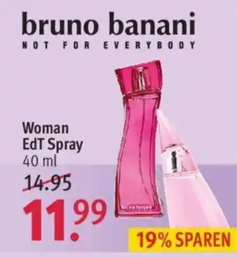 Rossmann bruno banani Woman EdT Spray 40ml Angebot