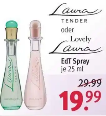 Rossmann Laura Tender oder Lovely Laura EdT Spray 25ml Angebot