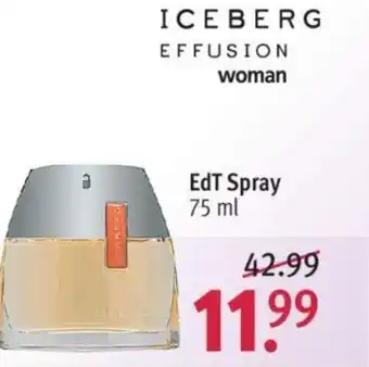 Rossmann Iceberg Effusion Woman EdT Spray 75ml Angebot