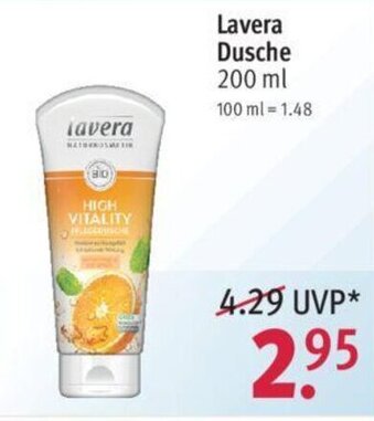 Rossmann Lavera Dusche 200ml Angebot