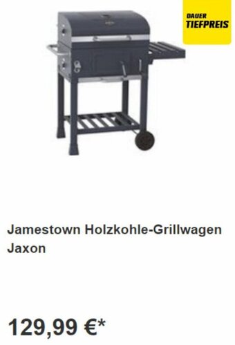 OBI Jamestown Holzkohle-Grillwagen Jaxon Angebot