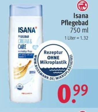 Rossmann Isana Pflegebad 750 ml Angebot