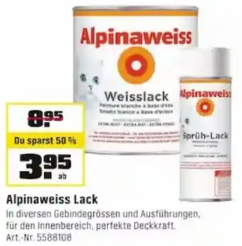 OBI Alpinaweiss Lack Angebot