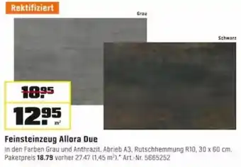 OBI Feinsteinzeug Allora Due Angebot