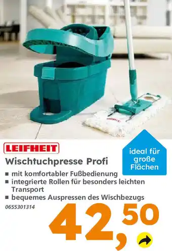 Globus Baumarkt LEIFHEIT Wischtuchpresse Profi Angebot