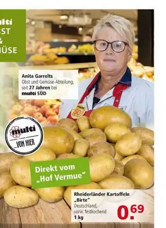 Multi Markt Rheiderländer Kartoffeln ,,Birte" Angebot