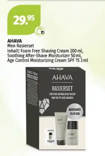 Müller AHAVA Men Rasierset Angebot