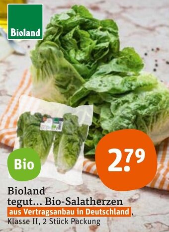 tegut Bioland tegut... Bio-Salatherzen Angebot