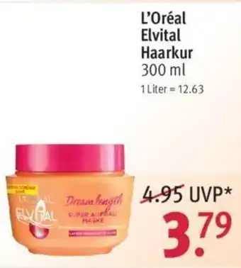 Rossmann L'Oréal Elvital Haarkur 300ml Angebot