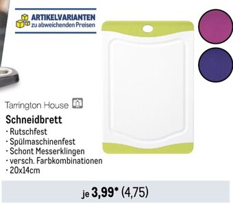 METRO Tarrington House Schneidbrett Angebot