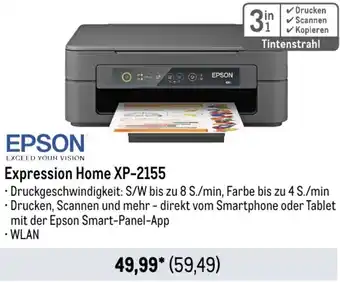 METRO EPSON Expression Home XP-2155 Angebot