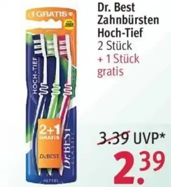 Rossmann Dr. Best Zahnbürsten Hoch Tief Angebot