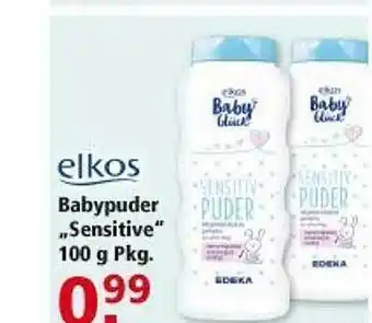 Multi Markt Elkos Babypuder ,,Sensitive" Angebot