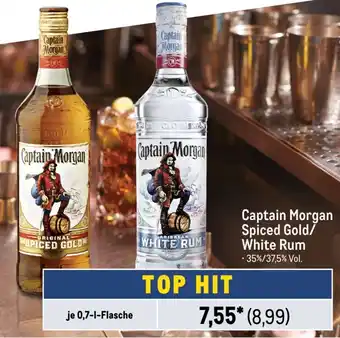 METRO Captain Morgan Spiced Gold/ White Rum 0,7 L Flasche Angebot