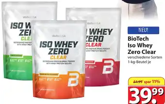 Famila Nord Ost BioTech Iso Whey Zero Clear 1-kg-Beutel Angebot