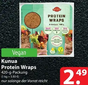 Famila Nord Ost Kunua Protein Wraps 420-g-Packung Angebot